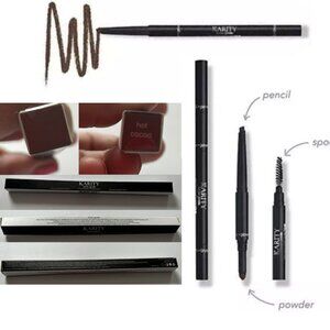 Karity Brow Goals 3-in-1 Eyebrow Pencil Powder & Brush - HOT COCOA